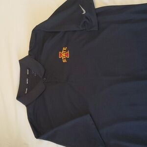 Nike Golf Black Iowa State Polo XL, Like New